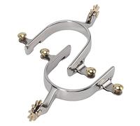 ZASCHMOY Exquisite Cowboy Stainless Steel Horse Spurs for Equestrian Boots - Elegant Design for Horse Training Competition - Fit for Roping & Riding Enthusiasts