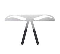 ZASCHMOY Eyebrow Ruler, 4 Types Stencil with Stainless Steel Material and 3 Point Positioning Design, for Classic Standard European Style Akinami (classic brow)
