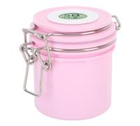 ZASCHMOY Eyelash Glue Storage Jar, 250ml Lash Extension Glue Container with Sealed Silicone Ring and Stainless Steel Lock (Pink)