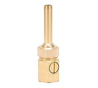 ZASCHMOY Female Thread Fountain Nozzle Adjustable Water Spray Head with Valve - Perfect for Pond & Landscape - Quick Installation (4 Points 20mm Inner Teeth 1/2)