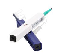 ZASCHMOY Fiber Cleaning Pen - One Press Anti-Static Optical Connector Cleaning Tool, 1.25mm for LC MU, 2.5mm for SC FC ST E2000, 800+ Times