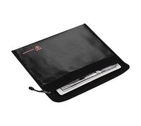 ZASCHMOY Fireproof Document Bag, Double Layered Fire Resistant Money Holder with Fiberglass Coating, for Office Home Bank Cards Passports Valuables (1)