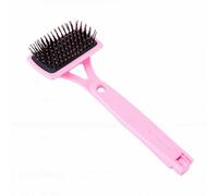 ZASCHMOY Foldable Back Scratcher for Itch Relief Portable Folding Back Scratcher with Detachable Brush Head for Travel Home Gym (Pink)