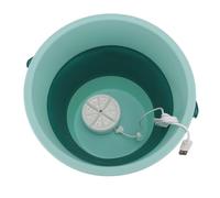 ZASCHMOY Foldable Portable Washing Machine with Turbine Design for Easy Clothes Laundry | Space Saving and Energy Efficient Automatic Mini Washer for Delicates and Travel Use