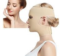 ZASCHMOY Full Face Lift Strap V Line Face Lifting Bandage - Improves Facial Contours and Reduces Sagging muscles. Comfortable and Adjustable, Suitable for Daily skincare. (M)