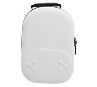 ZASCHMOY Hard Carrying Case for VR Headsets - EVA Shockproof Storage Bag with Ample Space for Accessories - Portable Electronics Organizer for Travel or Work - Pink (White)