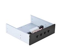 ZASCHMOY HDD Power Control Switch with HD Selector for Desktop PC - 2.5-Inch Hard Disk Drive Switcher with Independent Control & LED Indicators