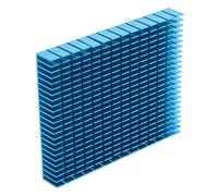 ZASCHMOY Heat Sink Aluminum Cooler - Efficient 150x120x20mm Heatsink for CPU, Amplifier, PCB | Durable Anodized Finish for Superior Cooling Performance (Blue)
