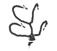 ZASCHMOY Helping Hands Soldering, Four Arms Helping Hands, Non-Slip Steel Weighted Base, 360 Hot Air Gun Holder, Flexible Arms for Soldering Station