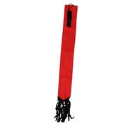 ZASCHMOY Horse Tail Protection Bag - Non Woven Fabric Horsetail Guard with Fringe & Hook and Loop Design - Keep Your Horse and Comfortable (Red)
