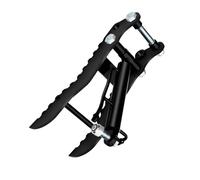 ZASCHMOY Hydraulic Thumb Clamp/Holder Mn Steel Mini Excavator Hydraulic Thumb Clamp/Holder with 2pcs M14 Hose - Perfect Attachment for Heavy Object Manipulation and Construction Tasks