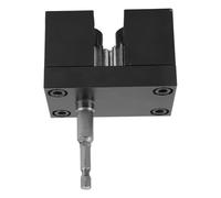 ZASCHMOY Impact Power Assisted Crimper Pipe Crimping Machine for 0.41 to 0.71mm Round Metal Ducts, Durable Stainless Steel Duct Swaging Tool with Universal Hex Shank
