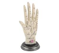 ZASCHMOY Intricate Hand Palmistry Sculpture Resin Model for Symbol Reading & Decor - Elegant Palm Line Statue for Collectors and Enthusiasts