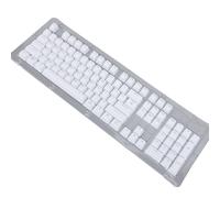 ZASCHMOY Korean Layout Mechanical Keycaps Set ABS Material for 104 Keys Keyboard Replacement with Wide Compatibility for 61 64 68 84 87 96 98 100 104 Keyboards in White (White)