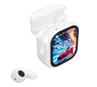 ZASCHMOY Language Translation Earbuds Wireless Headphone Translator Device with Color Screen and Noise Reduction - Portable Charging Case Included