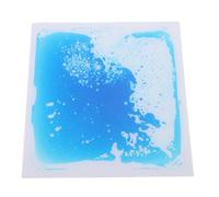 ZASCHMOY Liquid Sensory Floor Tile Modular Splicing Design for Kids - Multifunctional Toddler Liquid Play Mat - Safe, Soft, and Engaging Sensory Puzzle Pad - Purple (Blue)