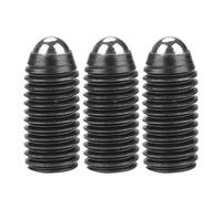 ZASCHMOY M12 Ball Spring Plunger Set - 10pcs Carbon Steel Hex Socket Plungers for Accurate Positioning and Pressure - Ideal for Mechanical Devices, Clamps, and Automatic Machines (M12*25(10PCS))