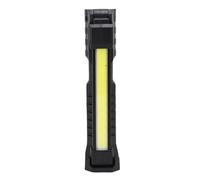 ZASCHMOY Magnetic LED Work Light with Retractable Hook - Multifunction 360 Degree Rotating Rechargeable Mechanic Flashlight for Vehicle Emergency Repair - Versatile and Convenient Black (Black)