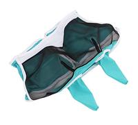 ZASCHMOY Mesh Horse Fly Mask with Ears - Elastic UV Protection | Detachable, Breathable Horse Eye Mask | Blue & Green for Lightweight Comfort (S)