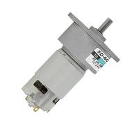 ZASCHMOY Micro DC Metal Gear Motor, Adjustable Speed CW/CCW, High Torque, Metal Gear Design, 12V/24V Options, Ideal for Automation Projects (#8)