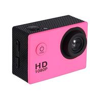 ZASCHMOY Mini DV Sports Action Camera - 1080P High Definition with Bracket, 30m Underwater Capability - Compact Camcorder for Adventurers (Pink)