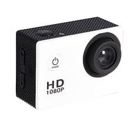 ZASCHMOY Mini DV Sports Action Camera - 1080P High Definition with Bracket, 30m Underwater Capability - Compact Camcorder for Adventurers (White)