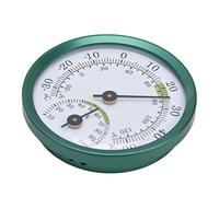 ZASCHMOY Mini Wall Hanging Temperature Humidity Meter - Large Screen Hygrometer with Transparent Dial - No Battery Required - Perfect for Indoor Use and Seasonal Monitoring