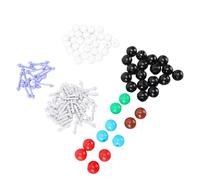 ZASCHMOY Molecular Model Kit, 57 Atoms and 56 Links Building Set for Organic Inorganic Chemistry Learning, with Color Coded Components for Students Teachers