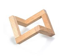 ZASCHMOY Moon Lamp Wood Holder, Moon Lamp Holder Wood Bracket Stand for 3D Printing Moon Light, Detachable Wood Display Base