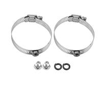 ZASCHMOY Motorcycle Exhaust Middle Pipe Heat Shield Link Tube Protector Cover - Universal Fit for Various Motorcycle Brands