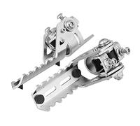 ZASCHMOY Motorcycle Front Footrest Foot Pegs for R1200GS 2013-2017 - Stainless Steel, Space-Saving Design, Easy to Install