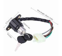 ZASCHMOY Motorcycle Ignition Key Switch Lock with Unlocked Key Fits for CB/CM 400/450 Models