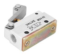 ZASCHMOY MOV-02 G1/8 Thread Roller Lever Pneumatic Mechanical Valve 0-0.8MPa Aluminum Alloy Body for Versatile Use in Mechanical Equipment and Food Processing