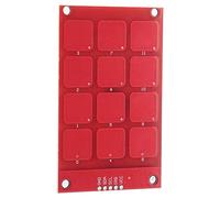 ZASCHMOY MPR121 Touch Keyboard Capacitive Touch Keypad, 12 Buttons High Sensitive Keypad, I2C Output, Replacement for Traditional Keyboard, Mounting Holes, Output Voltage: 3.3V, Item