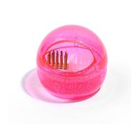 ZASCHMOY Nail Grinding Head Cleaning Box, Detachable Design with 2 Steel Wire Brushes Soft and Hard, for Professional Nail Salons and Personal Use (Pink)