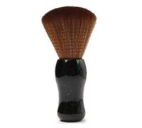 ZASCHMOY Neck Duster Brush, Professional Soft Bristles Hair Cleaning Brush for Removing Broken Hair, with Lightweight Anti Slip Handle, Home Salon Barber Styling (Gourd Black)