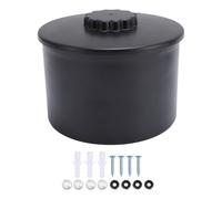 ZASCHMOY Neck Strips Dispenser Barber Neck Paper Roll Holder Disposable Scarf Paper Container for Hair Salon Black Plastic Durable