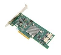 ZASCHMOY PCI E X8 Disk Array Card with 2 SAS Mini Interfaces - Supports 16T Disks for High-Performance Database Servers - Reliable PCB Material for Enhanced Data Protection