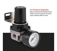 ZASCHMOY Pneumatic Regulator Adjustable Air Pressure Compressor Control Valve G1/4 Connection - Durable Aluminum Alloy & Clear