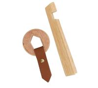 ZASCHMOY Pool Cue Tip Replacement Clamp with Premium Solid Wood, Easy-to-Use Billiard Cue Tip Clamp, Good for Travel and Repair