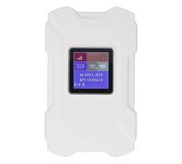 ZASCHMOY Portable 4G Router with 1.44 Inch Color Screen and SIM Card Slot, Mobile Hotspot 3000mAh Battery, Supports 32 Devices, compatible with windows, White (White)