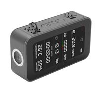 ZASCHMOY Portable Air Quality Monitor Oxygen Detector with Multifunction Flashlight Stopwatch Data Export for Travel Camping Hotel Safety