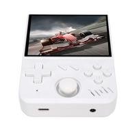 ZASCHMOY Portable Retro Handheld Game Console with a 3.5-inch HD Screen, Supports 60 Emulators, 128GB Memory, and Is green. (White)