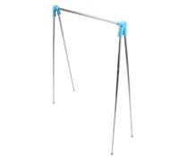 ZASCHMOY Portable Travel Garment Rack with Retractable Design Stainless Steel Foldable Drying Rack for Camping RV Indoor Outdoor Use