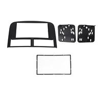 ZASCHMOY Premium 2 Din Stereo Radio Bezel Replacement for 1999-2004 | Textured Black Dash Installation Trim Kit with Exact Fitment | Durable ABS Dashboard Mounting