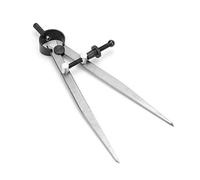 ZASCHMOY Premium Spring Divider Compass for Leathercraft with Quenched 45# Steel Legs and Spring Locking Wing Divider Caliper for Precision Measuring and Marking (150mm)