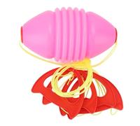 ZASCHMOY Pull Ball Game, 2 Player Interactive Hand Pull Ball Toy for Kids and Adults, Fun Outdoor Sports Toy for Upper Body Exercise and Coordination, Pink (Threaded Style)