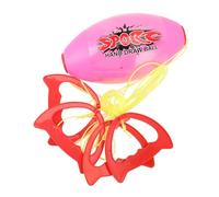 ZASCHMOY Pull Ball Game, 2 Player Interactive Hand Pull Ball Toy for Kids and Adults, Fun Outdoor Sports Toy for Upper Body Exercise and Coordination, Pink (Flat Style)