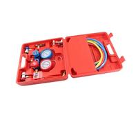 ZASCHMOY R134a Air Conditioner A/C Manifold Gauge Set with 5ft Charging Hose Tool for Automotive AC Systems