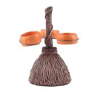 ZASCHMOY Resin Pumpkin Bowls on Broom - Delightful Serving Solution for Snacks, Salad & Fruit - Perfect Halloween Party Decorations - 3 Bowls for Ultimate Festivity! (#2)